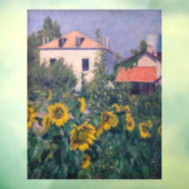 Gustave Caillebotte – ヒマワリ,ガーデン ウィンドウサイン (シート3)