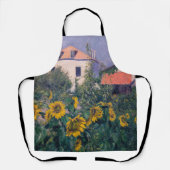Gustave Caillebotte – ヒマワリ，ガーデン エプロン (正面)