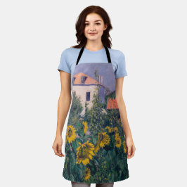 Gustave Caillebotte – ヒマワリ，ガーデン エプロン