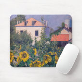 Gustave Caillebotte – ヒマワリ，ガーデン マウスパッド (マウス)