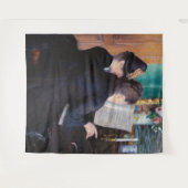 Gustave Caillebotte – ピアノレッスン タペストリー (正面(横))