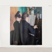 Gustave Caillebotte – ピアノレッスン タペストリー (正面)