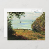 Gustave Caillebotte – ヴィラーヴィルからの海の眺め ポストカード (正面/裏面)