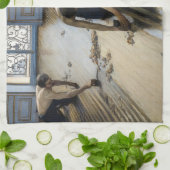 Gustave Caillebotte – 床のスクレーパー キッチンタオル (折り畳み)