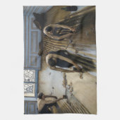 Gustave Caillebotte – 床のスクレーパー キッチンタオル (縦)