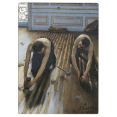 Gustave Caillebotte – 床のスクレーパー クリップボード (裏面)