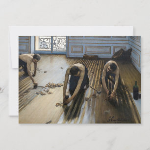 Gustave Caillebotte – 床のスクレーパー サンキューカード