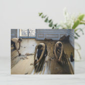 Gustave Caillebotte – 床のスクレーパー サンキューカード (スタンド正面)