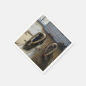 Gustave Caillebotte – 床のスクレーパー スタンダードカクテルナプキン (角)