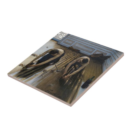 Gustave Caillebotte – 床のスクレーパー タイル (側面)