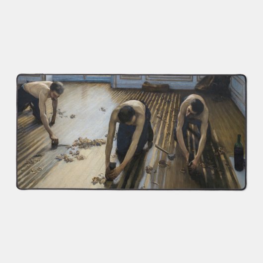 Gustave Caillebotte – 床のスクレーパー デスクマット (正面)