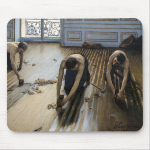 Gustave Caillebotte – 床のスクレーパー マウスパッド