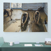 Gustave Caillebotte – 床のスクレーパー 横断幕 (トレードショー)