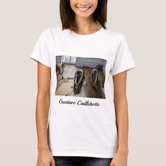 Gustave Caillebotte – 床のスクレーパー Tシャツ (正面)