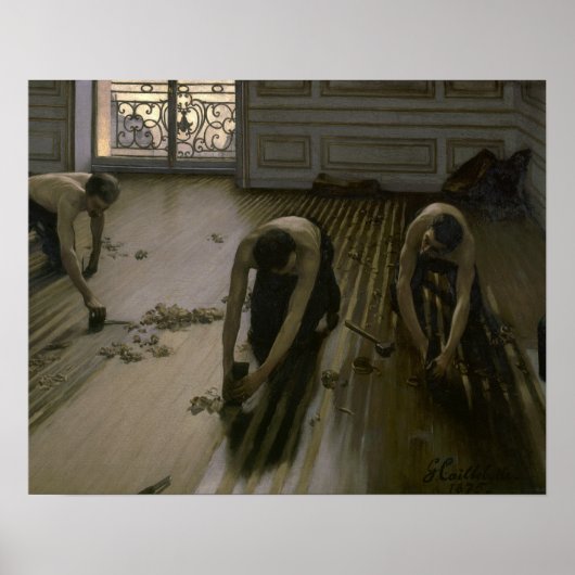 Gustave Caillebotte – 床プランナー ポスター (正面)