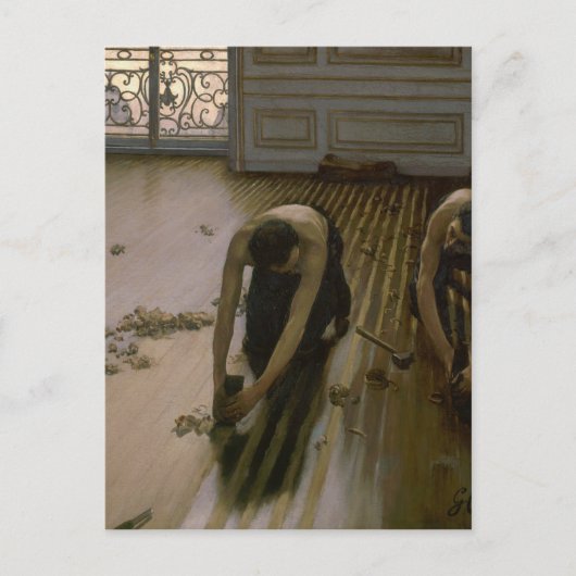 Gustave Caillebotte – 床プランナー ポストカード (正面)