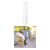 Gustave Caillebotte -最高傑作選択 キューブオーナメント (正面)