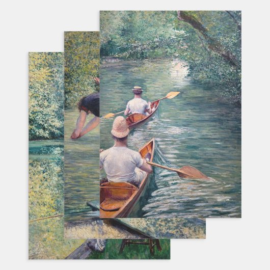 Gustave Caillebotte -最高傑作選択 ラッピングペーパーシート