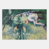 Gustave Caillebotte -最高傑作選択 ラッピングペーパーシート (正面3)