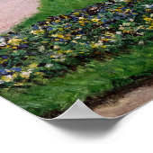 Gustave Caillebotte – 花の木 ポスター (角)