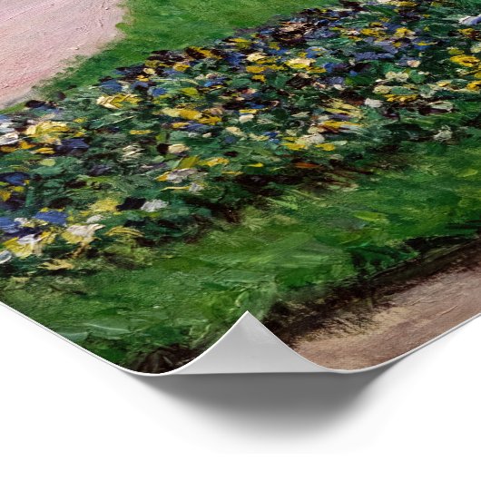 Gustave Caillebotte – 花の木 ポスター (角)