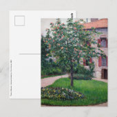 Gustave Caillebotte – 花の木 ポストカード (正面/裏面)