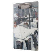 Gustave Caillebotte – 雪の上の屋根 クリップボード (左)