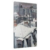 Gustave Caillebotte – 雪の上の屋根 クリップボード (右)