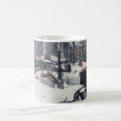 Gustave Caillebotte – 雪の上の屋根 コーヒーマグカップ (中央)