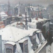 Gustave Caillebotte – 雪の上の屋根 シール (正面)