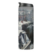 Gustave Caillebotte – 雪の上の屋根 タンブラー (回転右)