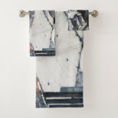 Gustave Caillebotte – 雪の上の屋根 バスタオルセット (インサイチュ)