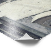 Gustave Caillebotte – 雪の上の屋根 フォトプリント (角)