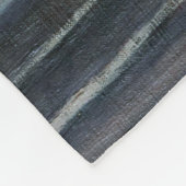 Gustave Caillebotte – 雪の上の屋根 フリースブランケット (角)