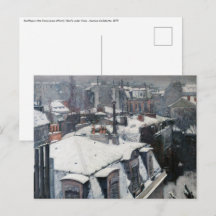 Gustave Caillebotte – 雪の上の屋根