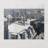 Gustave Caillebotte – 雪の上の屋根 ポストカード (正面)