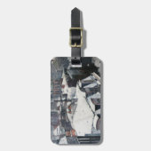 Gustave Caillebotte – 雪の上の屋根 ラゲッジタグ (正面縦)