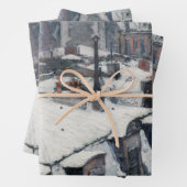 Gustave Caillebotte – 雪の上の屋根 ラッピングペーパーシート (インサイチュ)