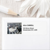 Gustave Caillebotte – 雪の上の屋根 ラベル (インサイチュ)