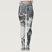 Gustave Caillebotte – 雪の上の屋根 レギンス (正面)