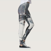 Gustave Caillebotte – 雪の上の屋根 レギンス (右)