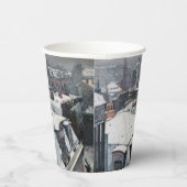 Gustave Caillebotte – 雪の上の屋根 紙コップ (右)