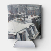 Gustave Caillebotte – 雪の上の屋根 缶クーラー (裏面)