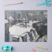 Gustave Caillebotte – 雪の上の屋根 薄葉紙 (クラフト)