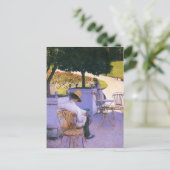 Gustave Caillebotte-Artist's Brother in His Garden ポストカード (スタンド正面)