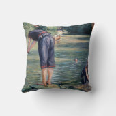 Gustave Caillebotte - Batthers, Bank of the Yerres クッション (裏面)