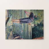 Gustave Caillebotte - Batthers, Bank of the Yerres ジグソーパズル (横)