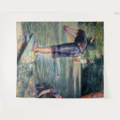 Gustave Caillebotte - Batthers, Bank of the Yerres タペストリー (正面(横))