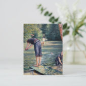 Gustave Caillebotte - Batthers, Bank of the Yerres ポストカード (スタンド正面)