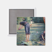 Gustave Caillebotte - Batthers, Bank of the Yerres マグネット (正面/裏面)